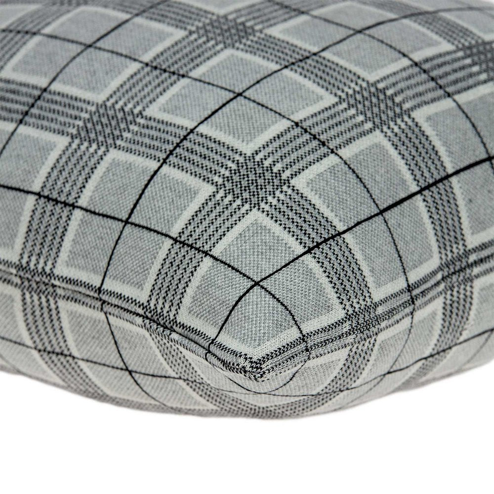 20" X 7" X 20" Transitional Gray Accent Pillow Cover With Poly Insert — view 2
