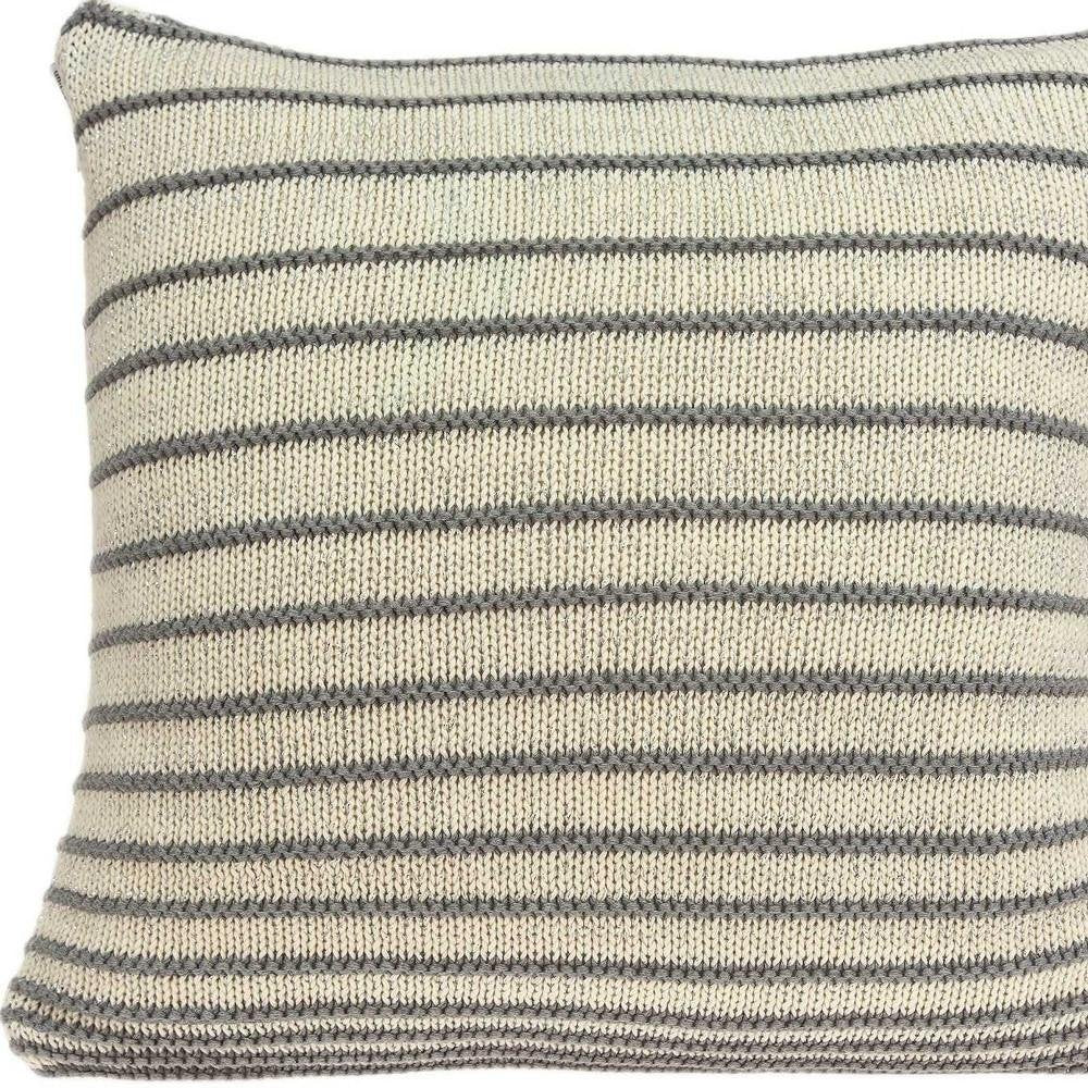 20" Tan Throw Pillow — view 7
