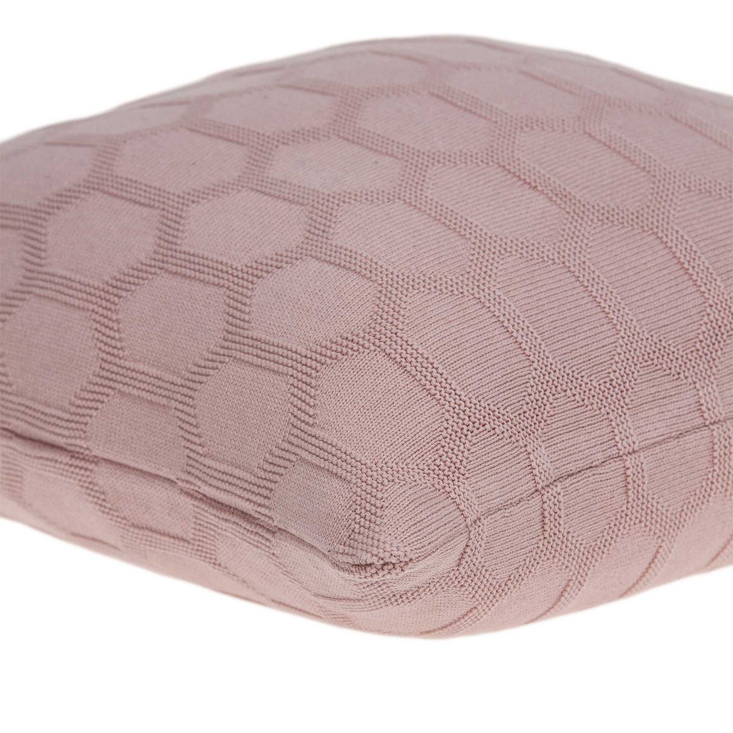 20" X 7" X 20" Transitional Pink Pillow Cover With Poly Insert