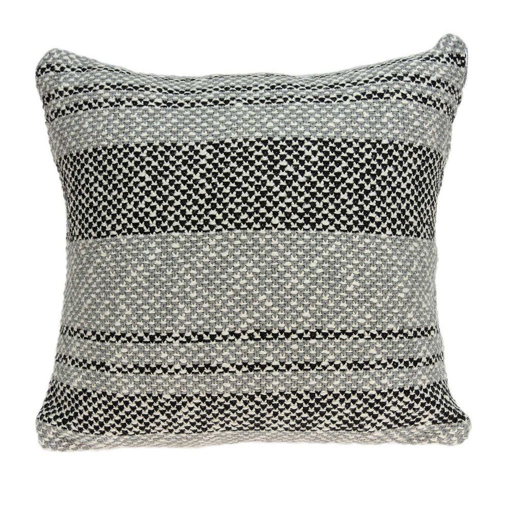 20" X 7" X 20" Stunning Transitional Gray Accent Pillow Cover With Poly Insert — view 1