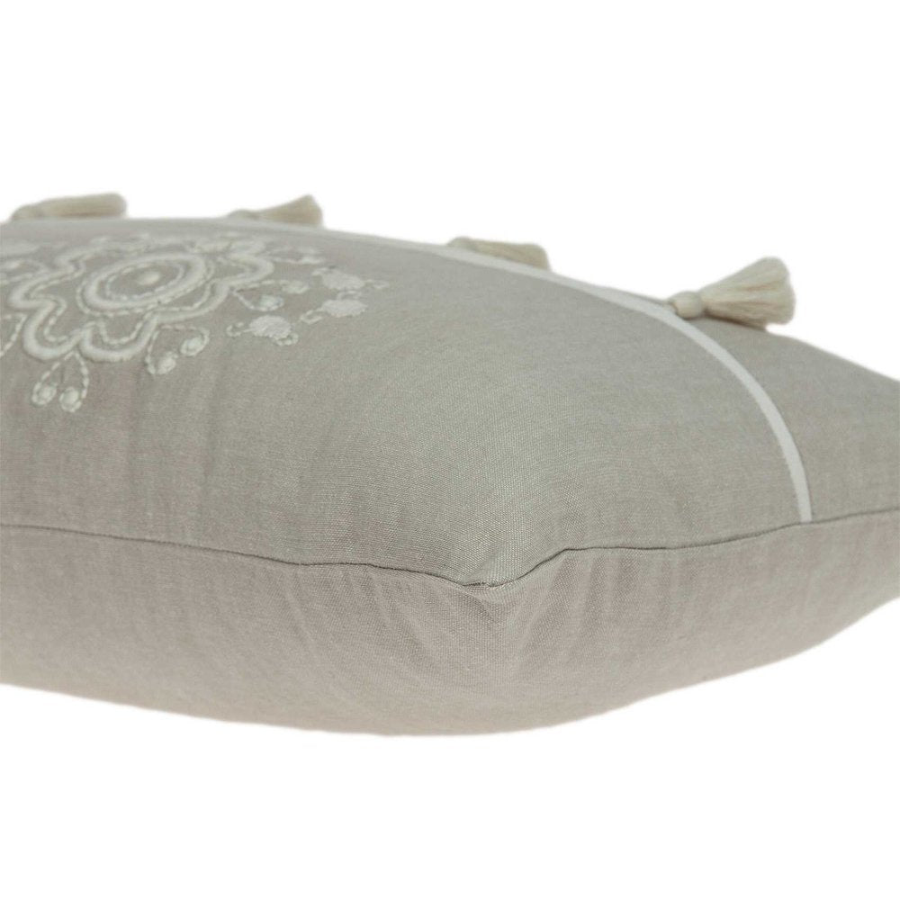 20" X 6" X 14" Transitional Beige Pillow Cover With Poly Insert — view 1