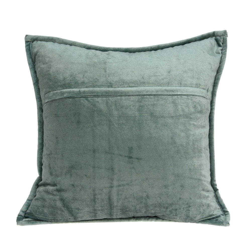 20" X 7" X 20" Transitional Sea Foam Solid Quilted Pillow Cover With Poly Insert — view 2