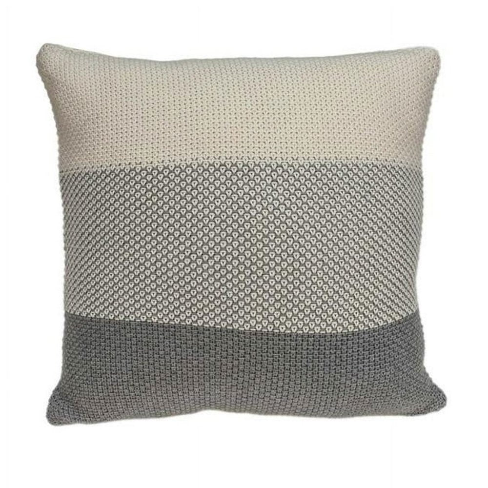 20" X 7" X 20" Transitional Tan Cotton Pillow Cover With Poly Insert — view 3