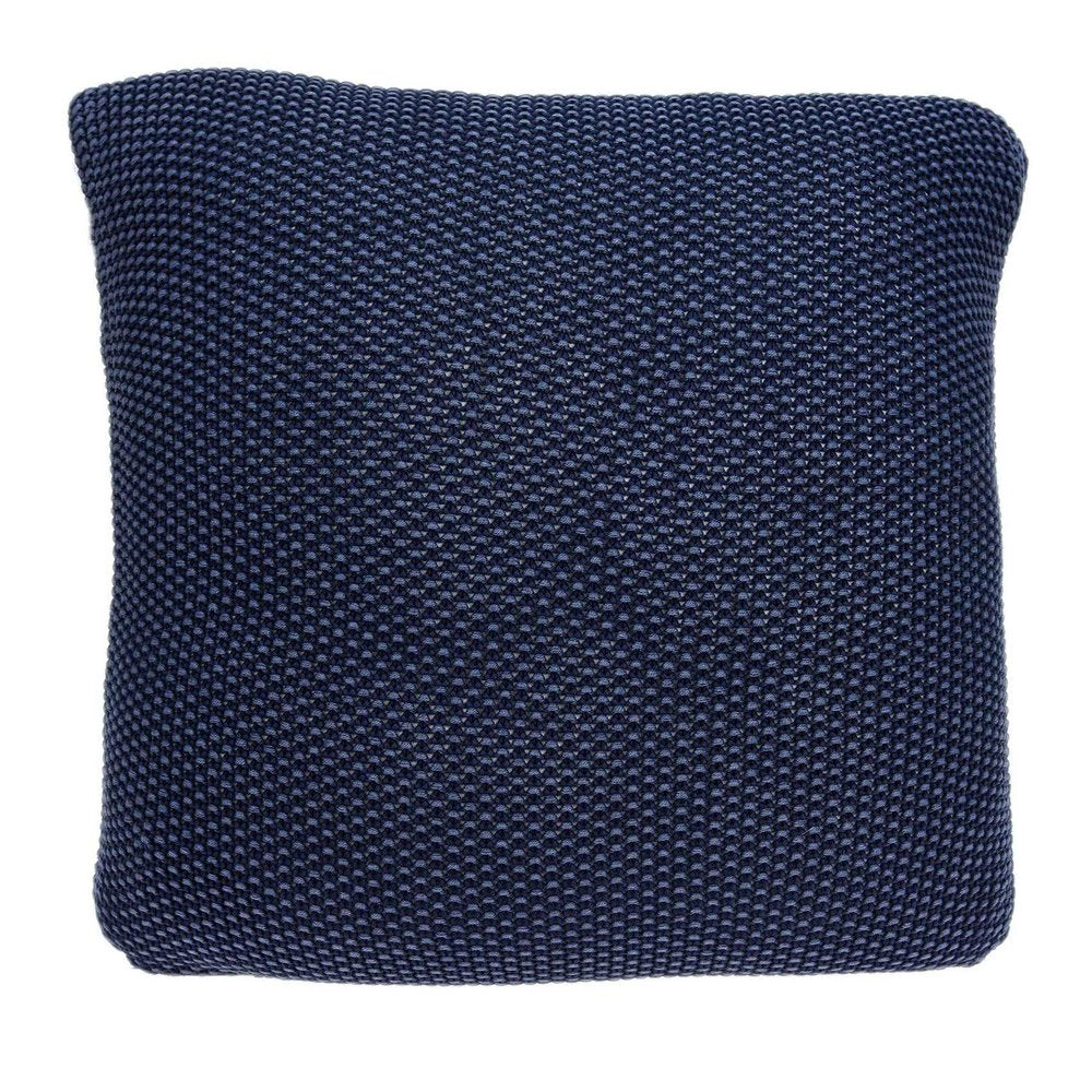 18" X 5" X 18" Transitional Blue Pillow Cover With Poly Insert — view 1