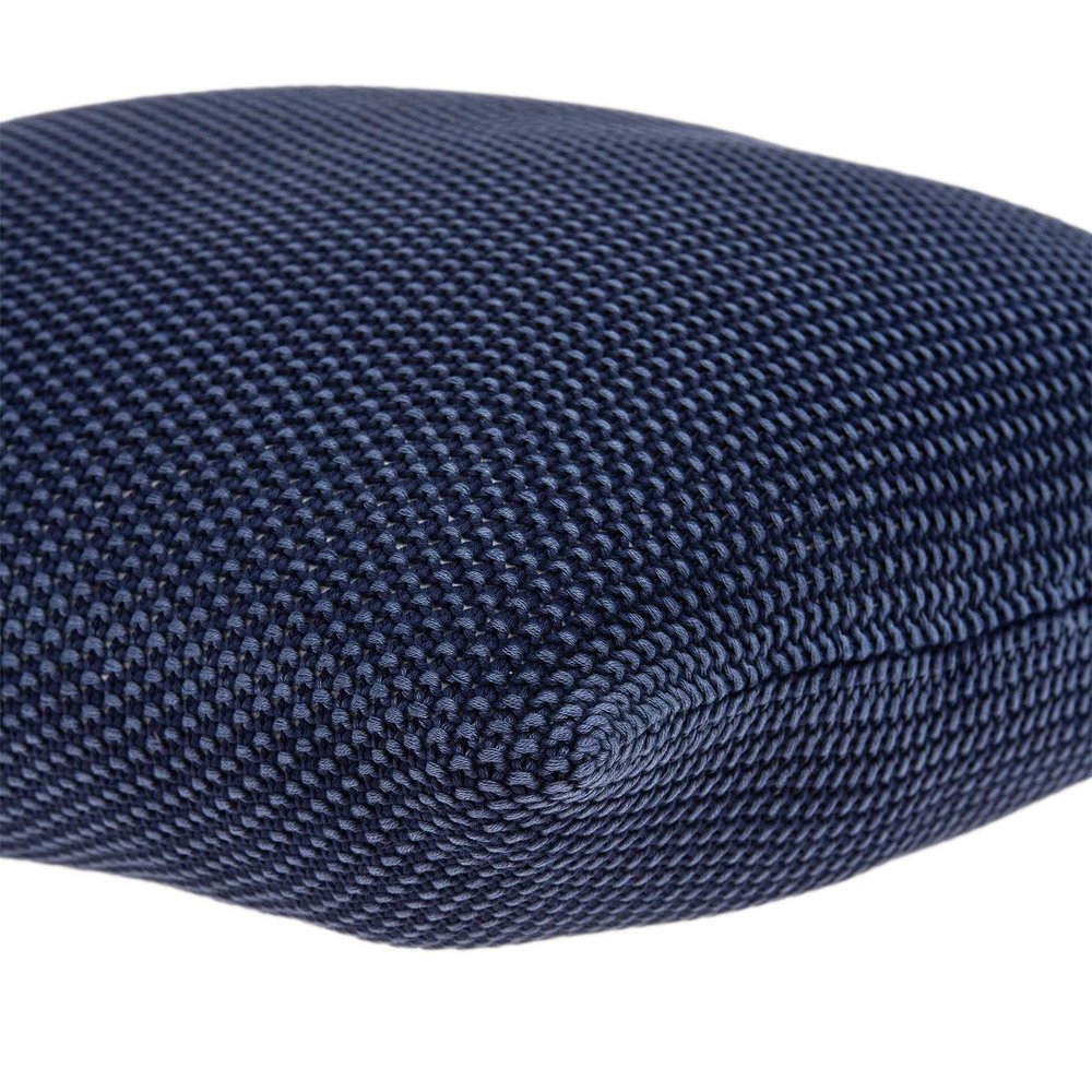 18" X 5" X 18" Transitional Blue Pillow Cover With Poly Insert — view 3