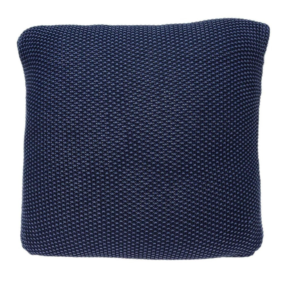 18" X 5" X 18" Transitional Blue Pillow Cover With Poly Insert — view 5