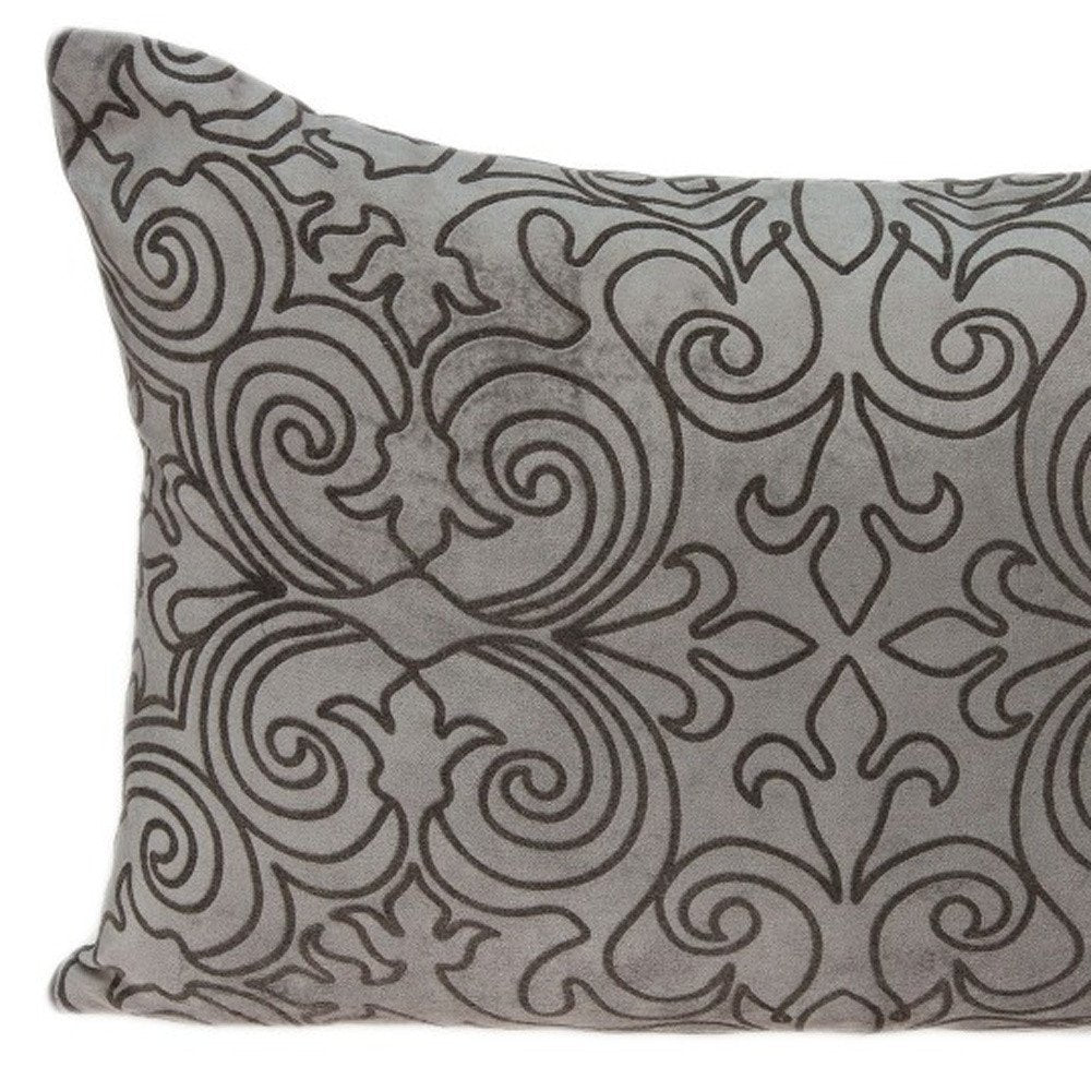 20" X 6" X 14" Transitional Champagne Pillow Cover With Poly Insert — view 8