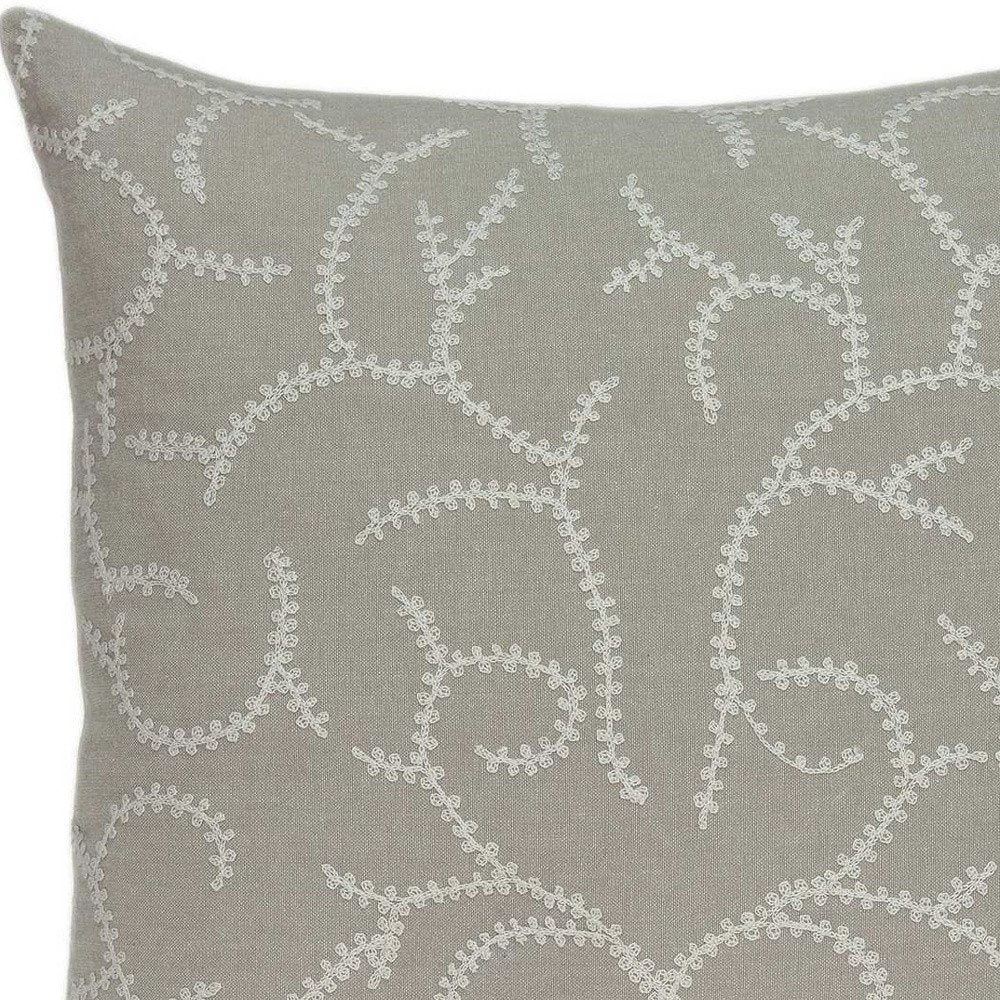 20" X 7" X 20" Elegant Transitional Beige Pillow Cover With Poly Insert — view 7