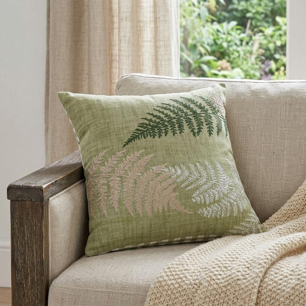 20" X 6" X 14" Tropical Green Pillow Cover With Poly Insert — view 7