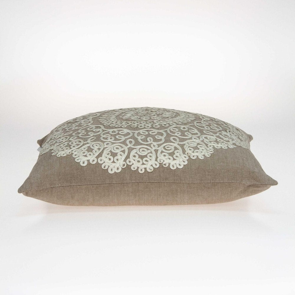 20" X 7" X 20" Traditional Tan Pillow Cover With Poly Insert — view 3
