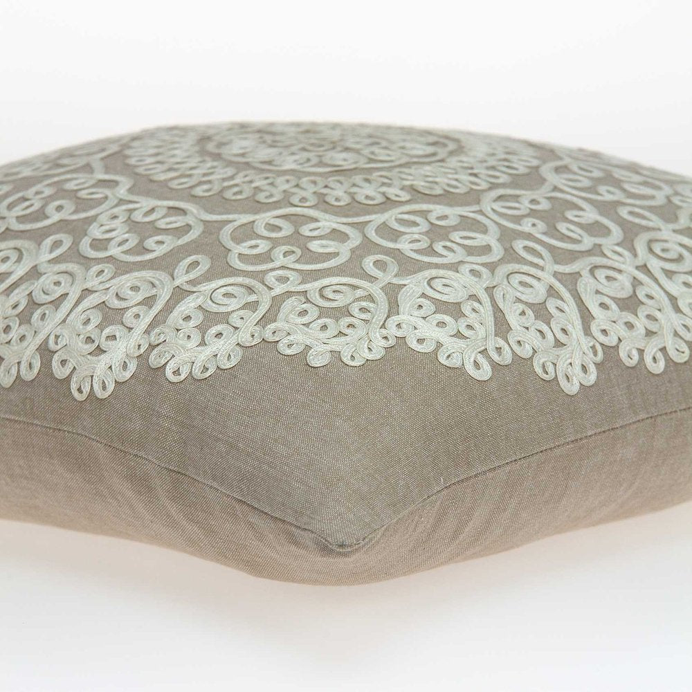20" X 7" X 20" Traditional Tan Pillow Cover With Poly Insert — view 4