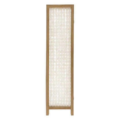 71" Clear Folding Three Panel Screen Room Divider HomeRoots