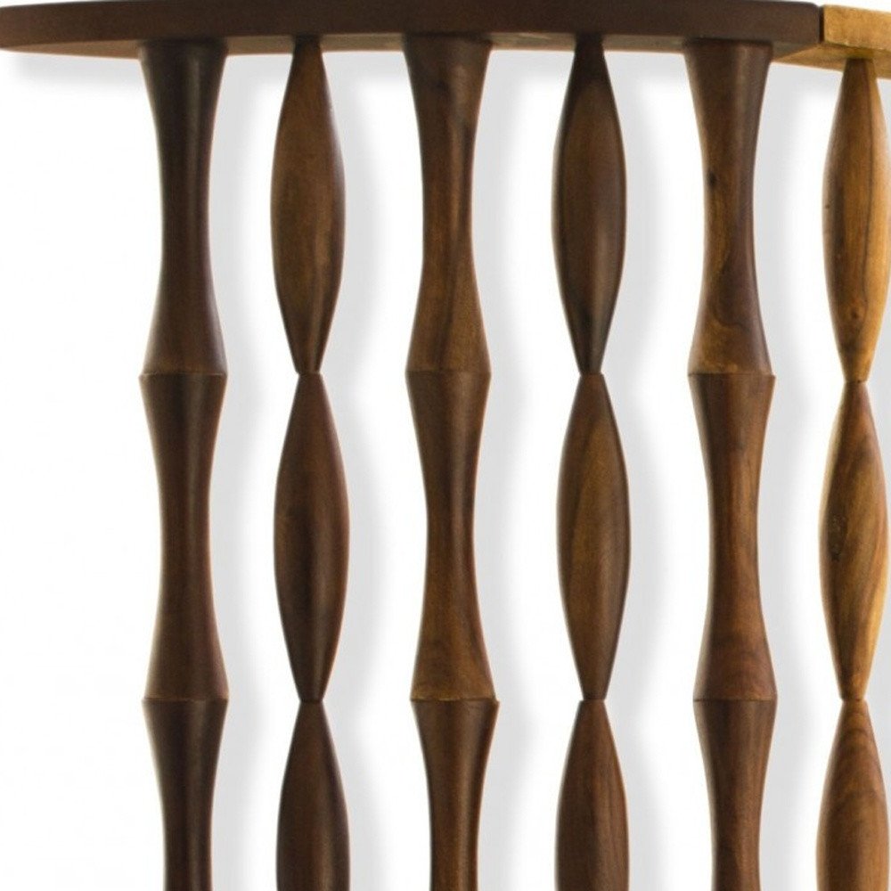 74" Natural Solid Wood Three Panel Screen Room Divider HomeRoots