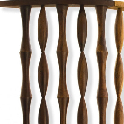 74" Natural Solid Wood Three Panel Screen Room Divider HomeRoots