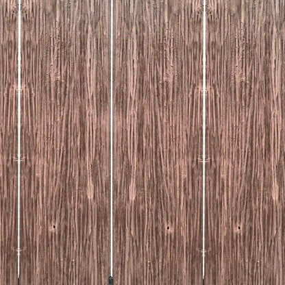 84" Brown Folding Four Panel Screen Room Divider HomeRoots
