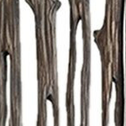 84" Brown Wood Folding Four Panel Screen Room Divider HomeRoots