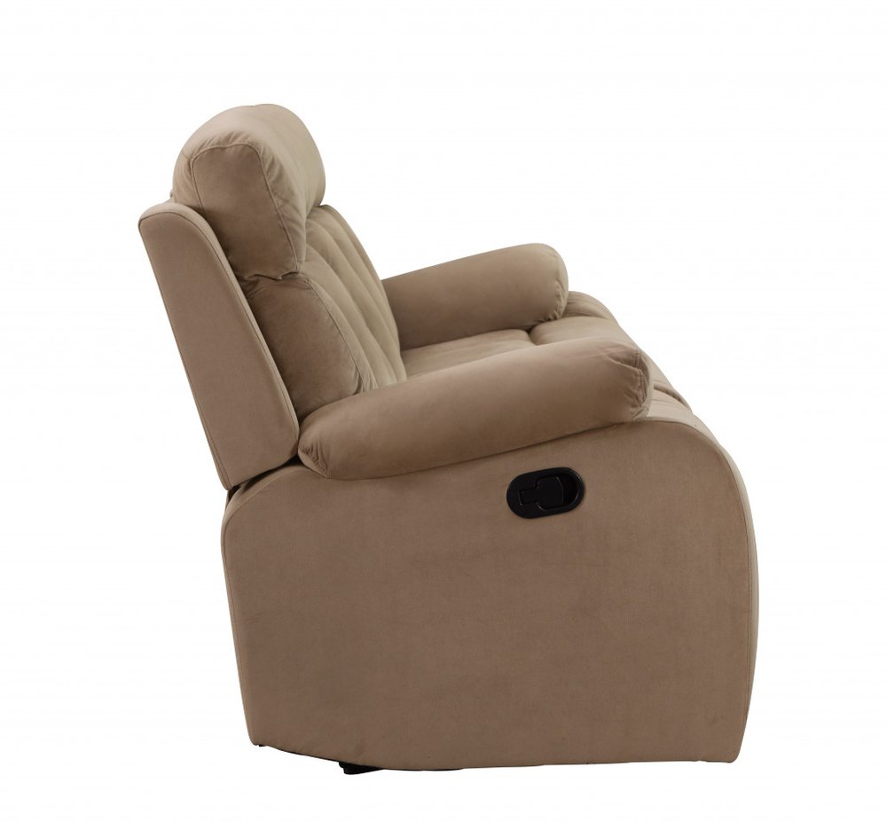 Two Piece Indoor Beige Microsuede Five Person Seating Set HomeRoots