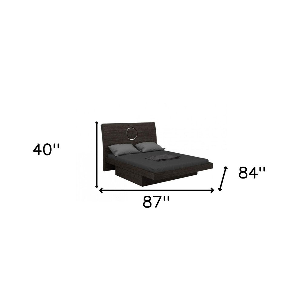 Four Piece Gray Solid Wood Bedroom Set With Mirror HomeRoots