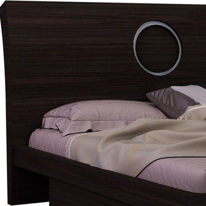Brown Wood Queen Bed Frame HomeRoots