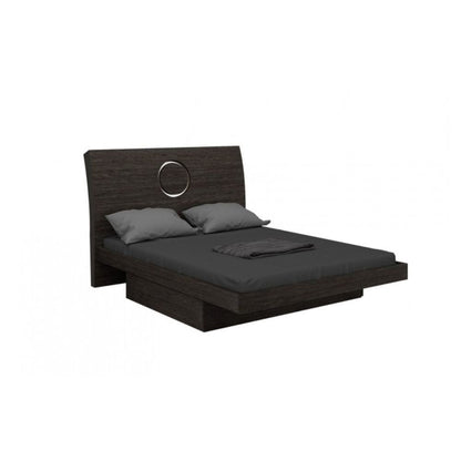 Four Piece Gray Solid Wood Bedroom Set With Mirror HomeRoots