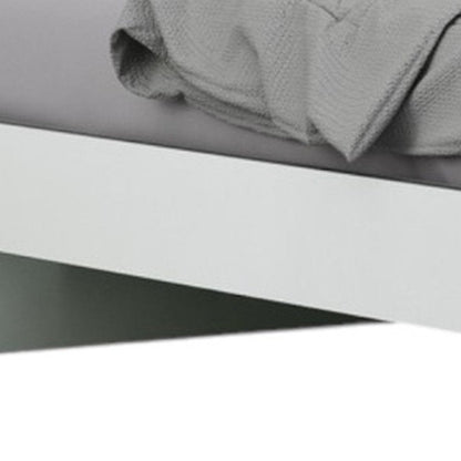 Four Piece White Solid Wood Bedroom Set With Mirror HomeRoots