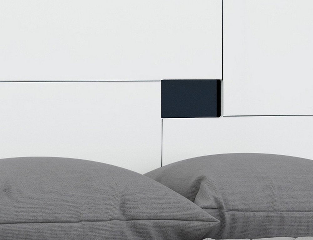 Four Piece White Solid Wood Bedroom Set With Mirror HomeRoots