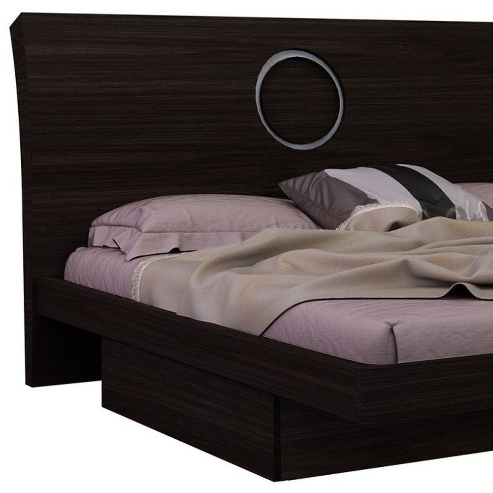 Four Piece Wood Brown Solid Wood Bedroom Set With Mirror — view 6