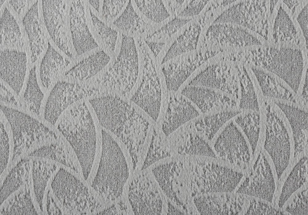 18" X 18" Light Gray Velvet Polyester Abstract Zippered Pillow — view 3
