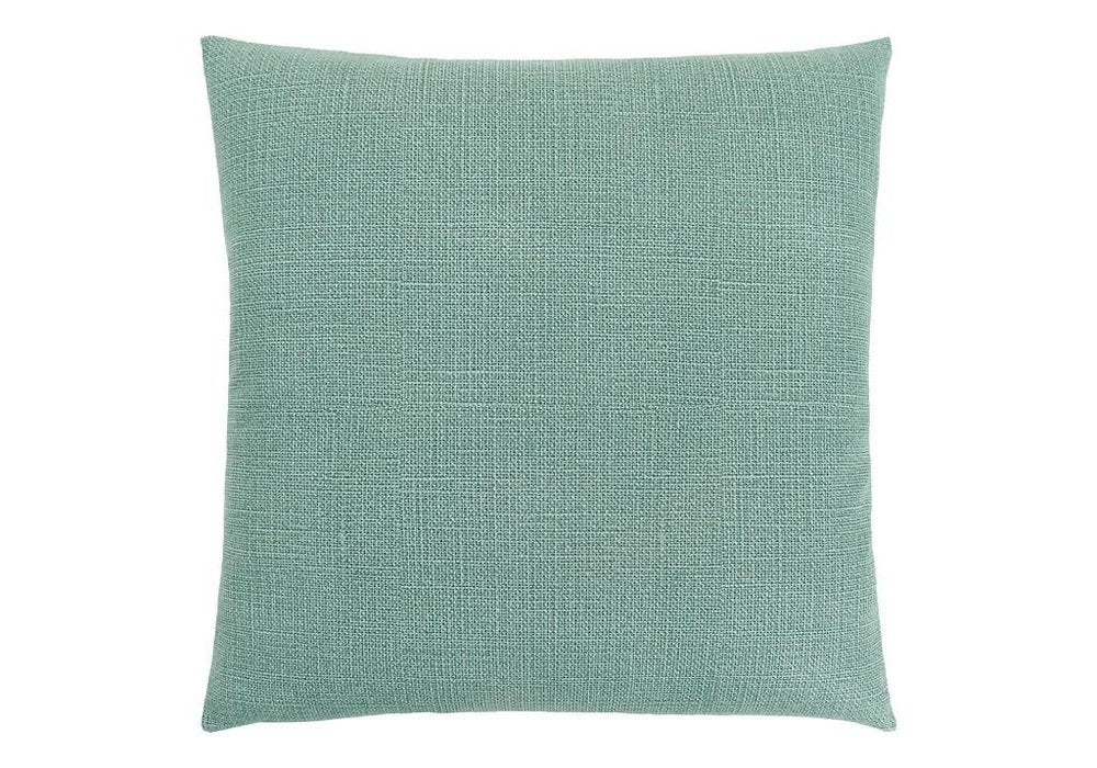 18" X 18" Light Green Polyester Interlocking Zippered Pillow HomeRoots