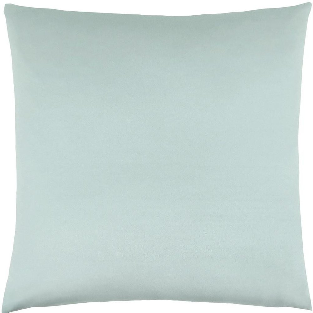 18" X 18" Mint Green Polyester Zippered Pillow HomeRoots