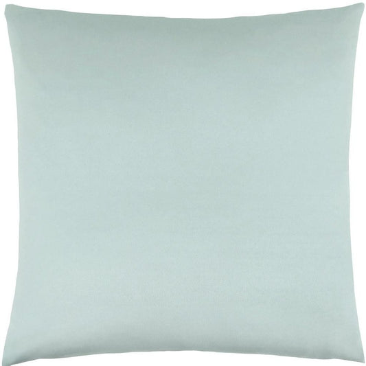 18" X 18" Mint Green Polyester Zippered Pillow
