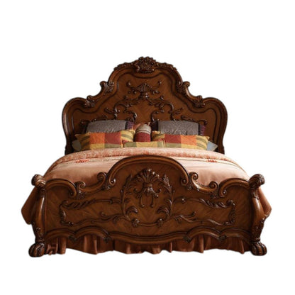 Brown Solid Wood Bed Frame HomeRoots