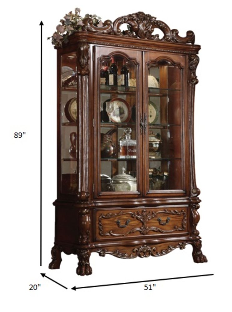 20" Dark Brown Solid Wood HomeRoots