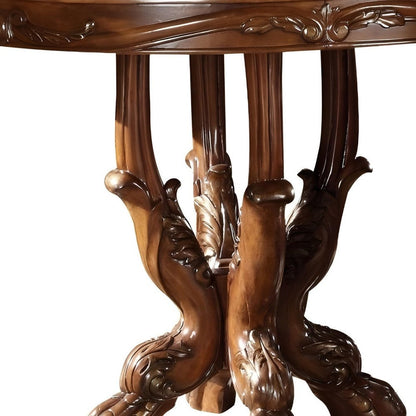 48" Brown Solid Wood Dining Table HomeRoots