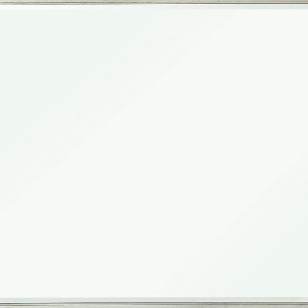 42" Silver Wood Framed Mounted Dresser Mirror HomeRoots