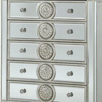68" Gray Wood Six Drawer Double Dresser HomeRoots