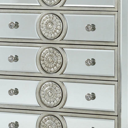68" Gray Wood Six Drawer Double Dresser HomeRoots