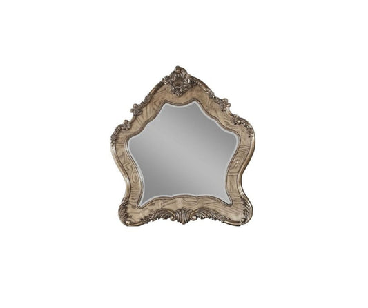 48" Oak Abstract Wood Framed Mounted Dresser Mirror HomeRoots