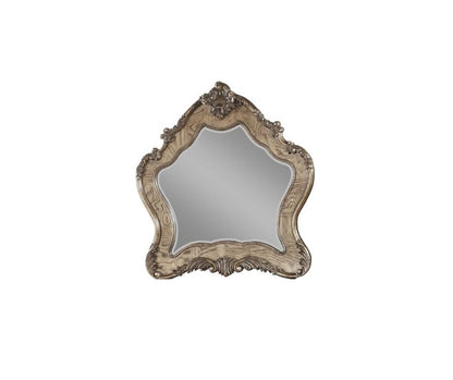 48" Oak Abstract Wood Framed Mounted Dresser Mirror HomeRoots