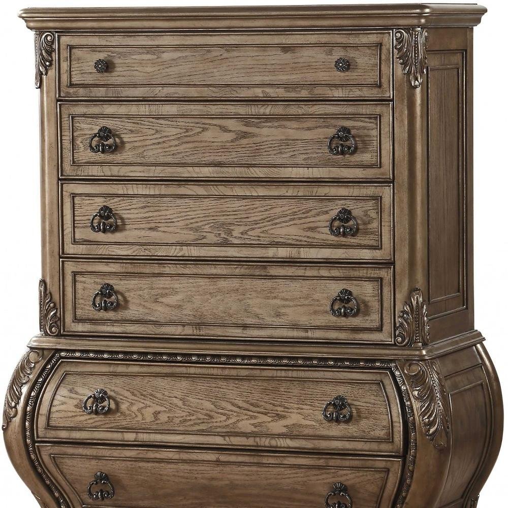 41" Brown Solid Wood 11 Combo Dresser HomeRoots