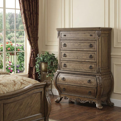 41" Brown Solid Wood 11 Combo Dresser HomeRoots