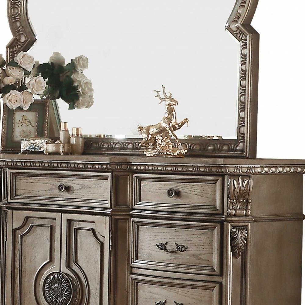 42" Brown Solid Wood Nine Drawer Combo Dresser HomeRoots