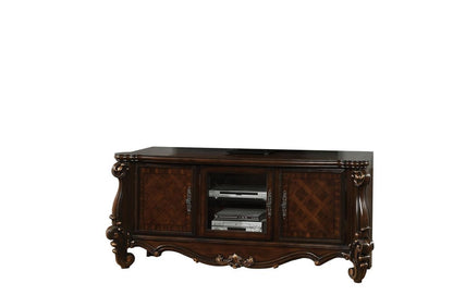 74" Dark Brown Solid Wood Enclosed Storage HomeRoots