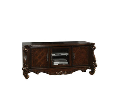 74" Dark Brown Solid Wood Enclosed Storage HomeRoots