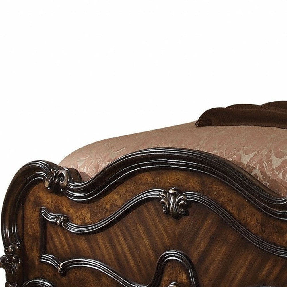 Brown King Bed Frame HomeRoots