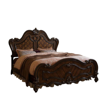 Brown King Bed Frame HomeRoots