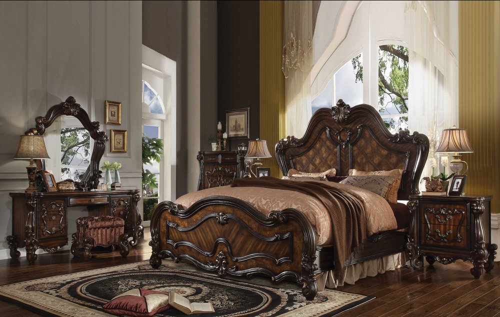 Dark Brown Solid Wood Bed Frame HomeRoots