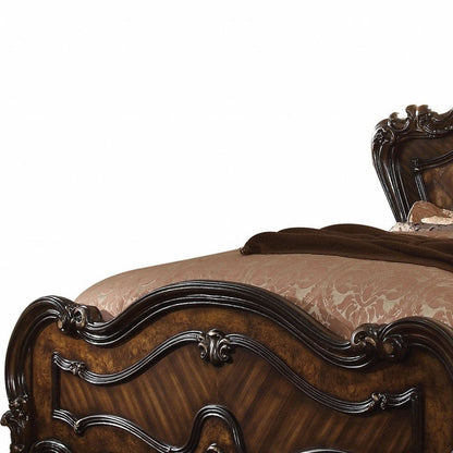 Brown King Bed Frame HomeRoots