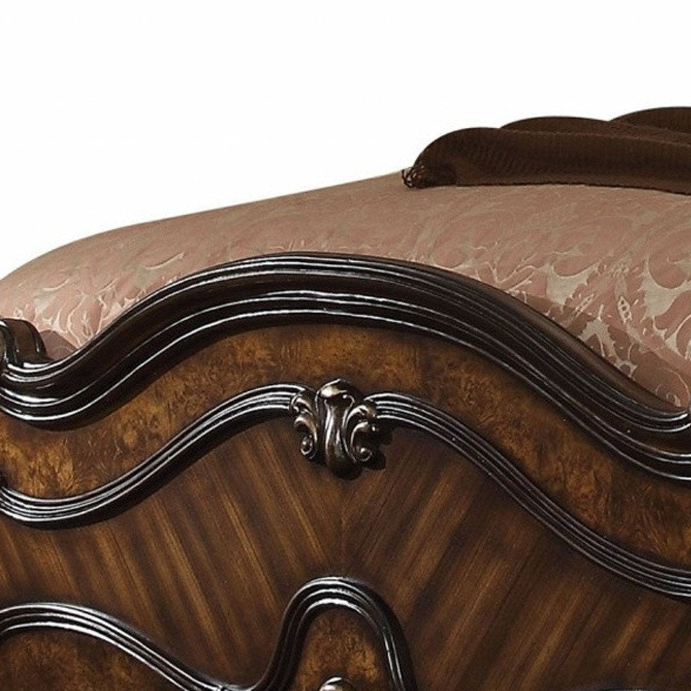 Dark Brown Solid Wood Bed Frame HomeRoots