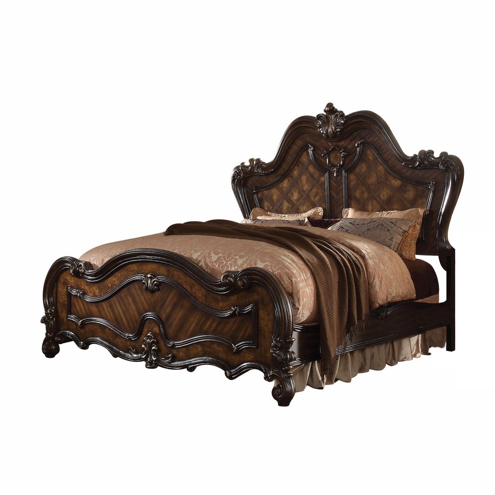 Brown King Bed Frame HomeRoots